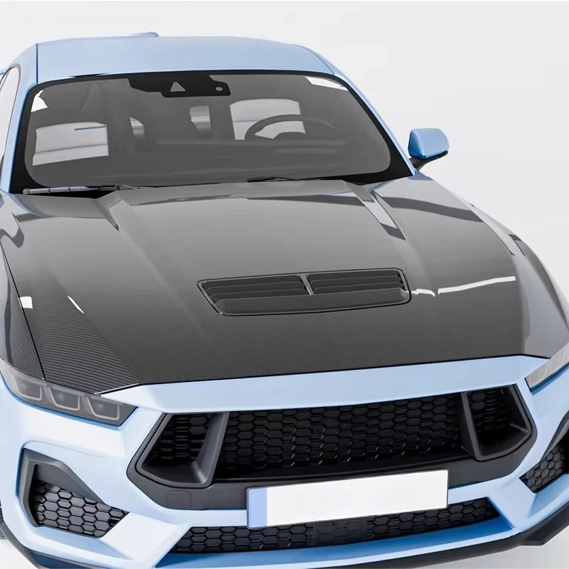 ICOOH Racing S650 Style High Quality Carbon Fiber Engine Hood for  Mustang Models New Condition